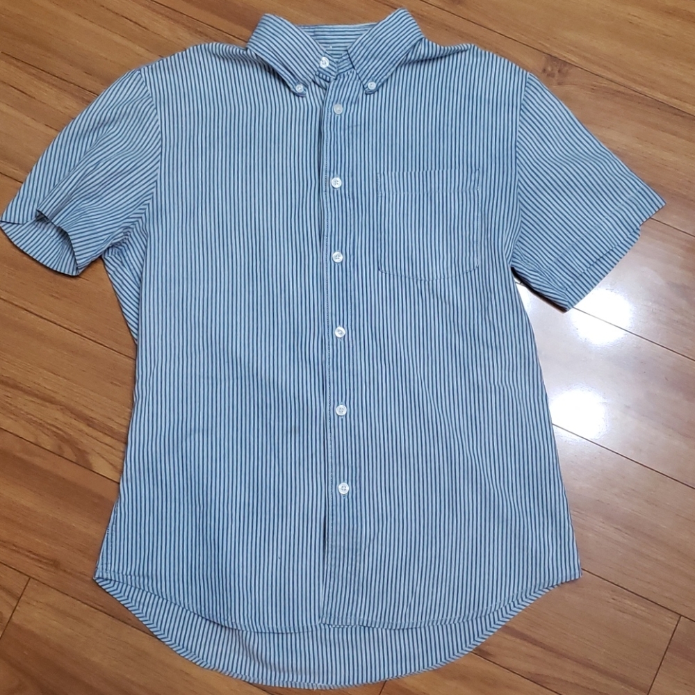 Men's Fink short sleeved button up dress shirt